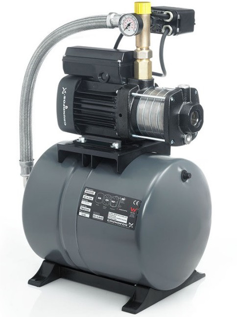 Установка повышенного давления GRUNDFOS CMB 3-46 (БАК 60 ЛИТРОВ)