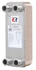 Паяный пластинчатый теплообменник Ридан XB66H