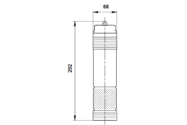 Габаритный чертеж насосов SQ/SQE 2-70