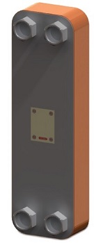 Паяный теплообменник HYDAC HEX S722-160