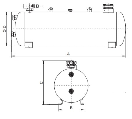 Кожухотрубный теплообменник BITZER F552TP