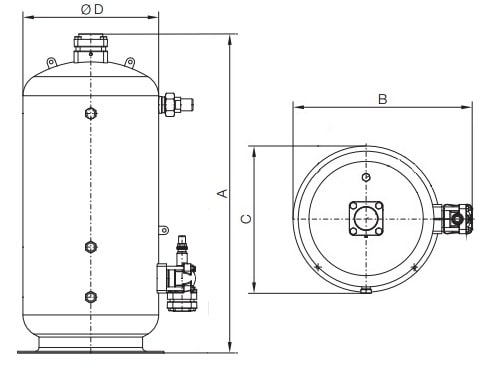 Кожухотрубный теплообменник BITZER FS1122P