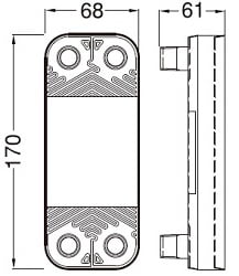 Пластинчатый теплообменник HISAKA BX-02